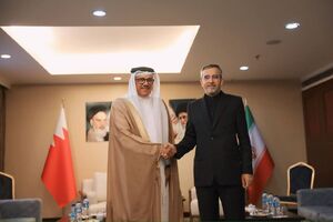 دیدار وزیر خارجه بحرین با علی باقری