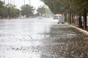 فیلم/ بارش شدید باران در اردهال اصفهان