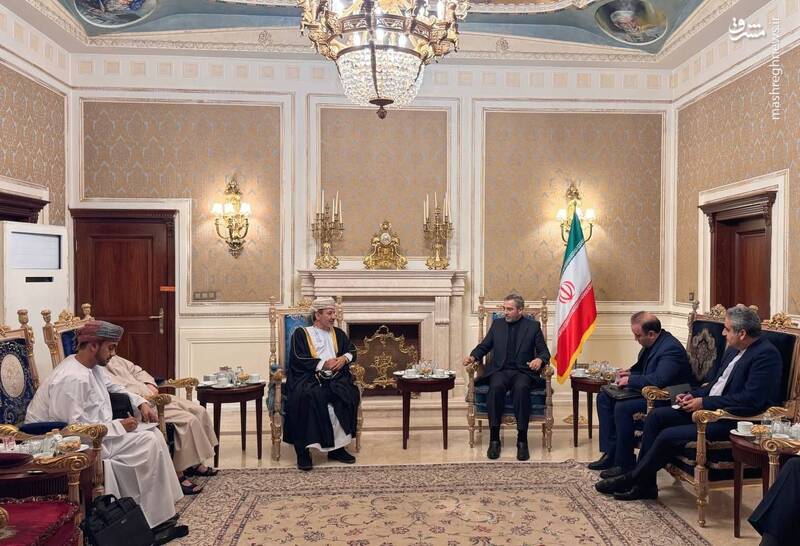 عکس / دیدار نماینده ویژه سلطنت عمان با علی باقری 4