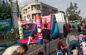 فیلم / حال و هوای خیابان آزادی در آستانه برگزاری جشن غدیر