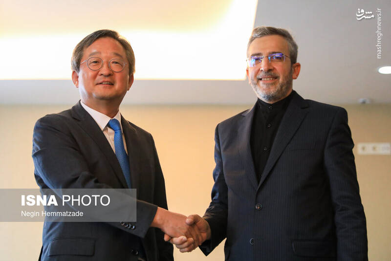 دیدار علی باقری سرپرست وزارت امور خارجه با معاون وزیر کره جنوبی در نشست مجمع گفتگوی همکاری آسیا
