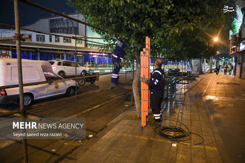 عکس/ آماده سازی غرفههای مهمونی کیلومتری غدیر