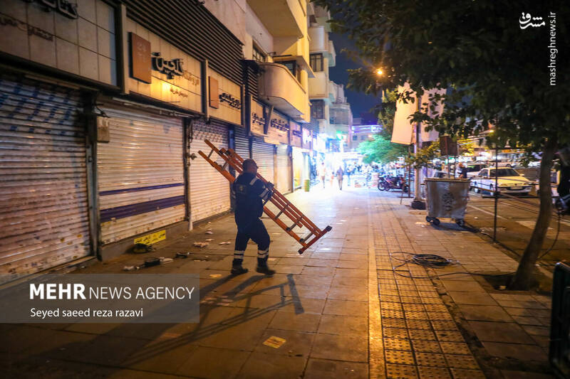 عکس/ آماده سازی غرفههای مهمونی کیلومتری غدیر