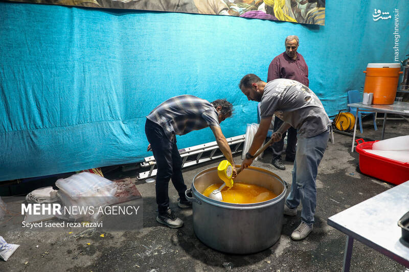 عکس/ آماده سازی غرفههای مهمونی کیلومتری غدیر