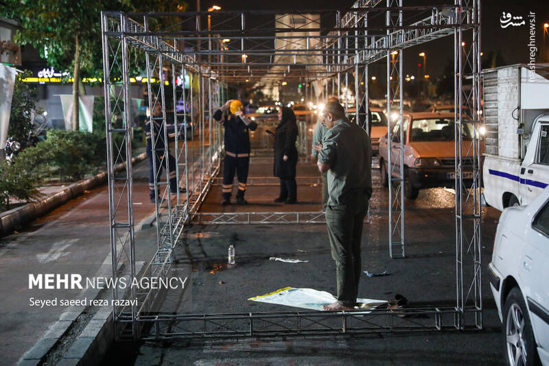 عکس/ آماده سازی غرفههای مهمونی کیلومتری غدیر