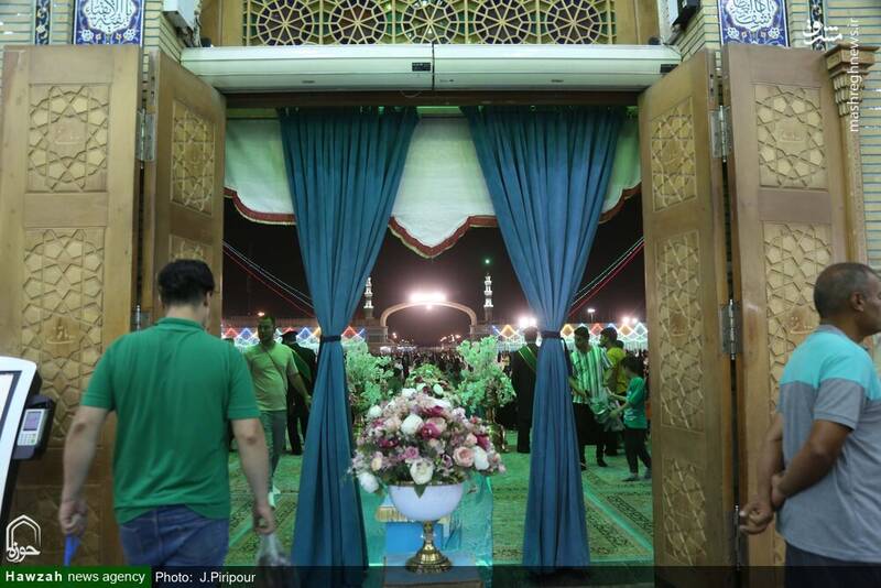 عکس/ حال و هوای مسجد مقدس جمکران در شب عید غدیر