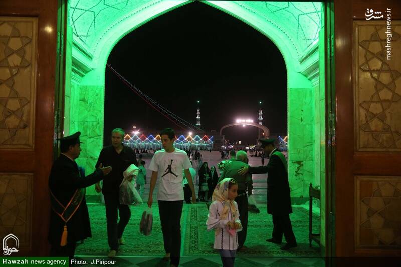 عکس/ حال و هوای مسجد مقدس جمکران در شب عید غدیر