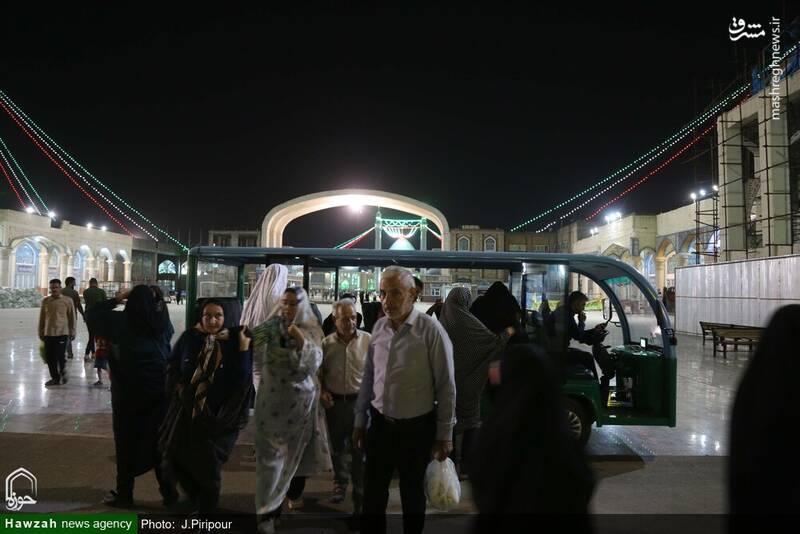 عکس/ حال و هوای مسجد مقدس جمکران در شب عید غدیر