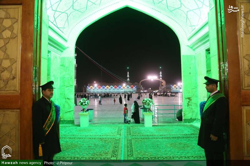 عکس/ حال و هوای مسجد مقدس جمکران در شب عید غدیر