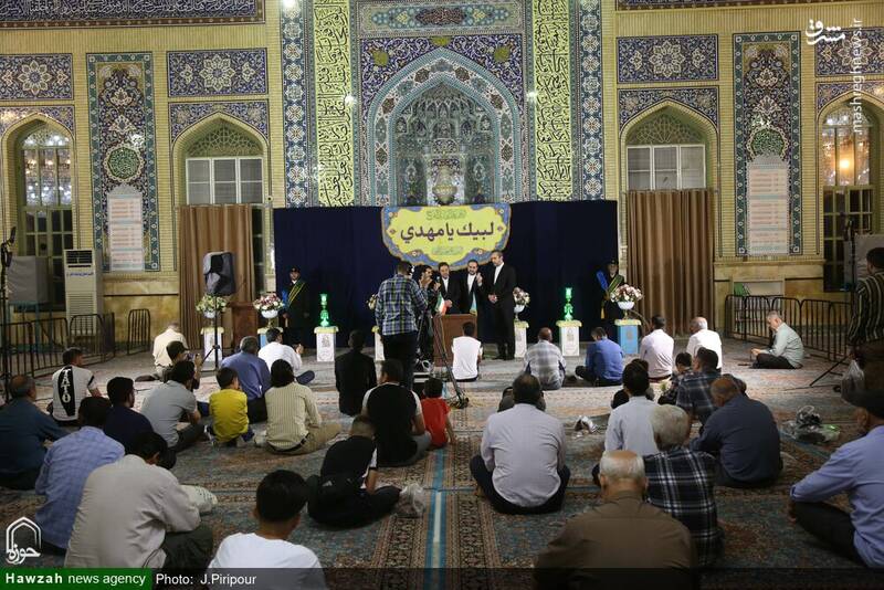 عکس/ حال و هوای مسجد مقدس جمکران در شب عید غدیر