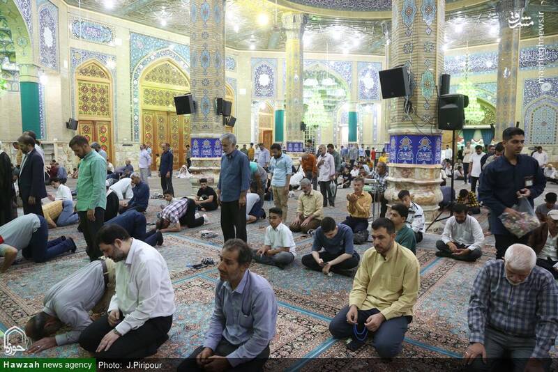 عکس/ حال و هوای مسجد مقدس جمکران در شب عید غدیر