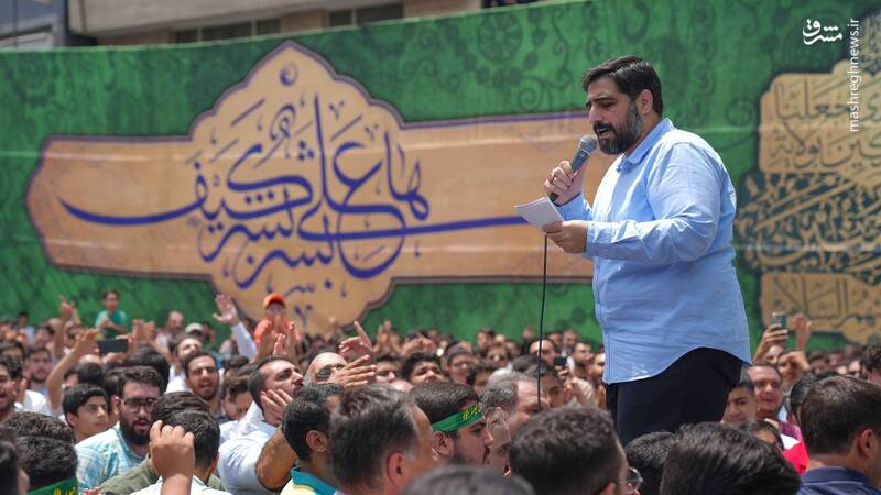 عکس / مراسم جشن ظهر عید غدیر در هیئت رایهالعباس 10
