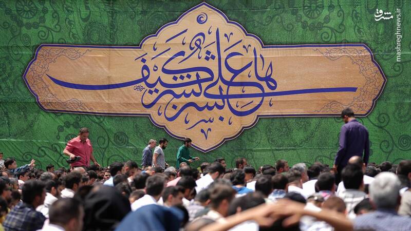 عکس / مراسم جشن ظهر عید غدیر در هیئت رایهالعباس 8