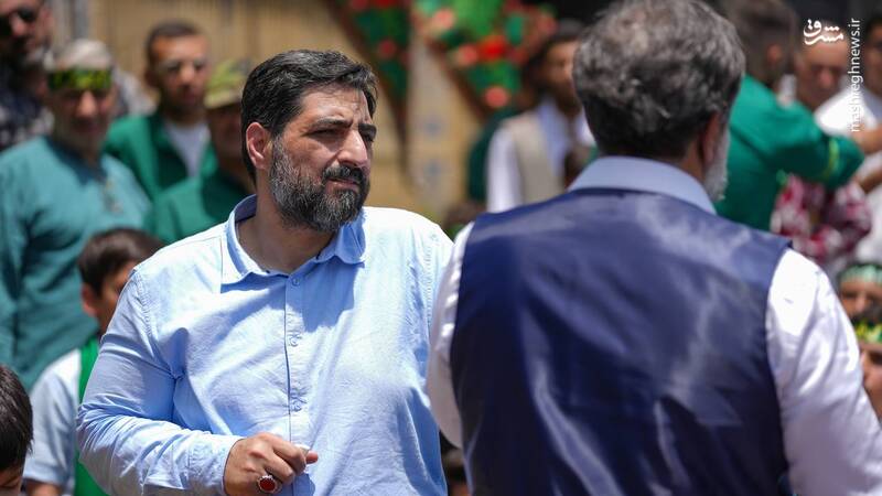 عکس / مراسم جشن ظهر عید غدیر در هیئت رایهالعباس 16