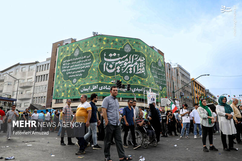 عکس/ مهمانی بزرگ غدیر در پایتخت (۲)