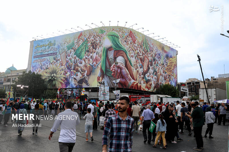 عکس/ مهمانی بزرگ غدیر در پایتخت (۲)