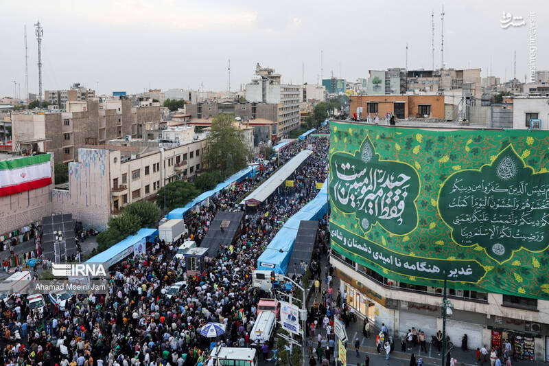 عکس/ مهمانی بزرگ غدیر در پایتخت (۲)