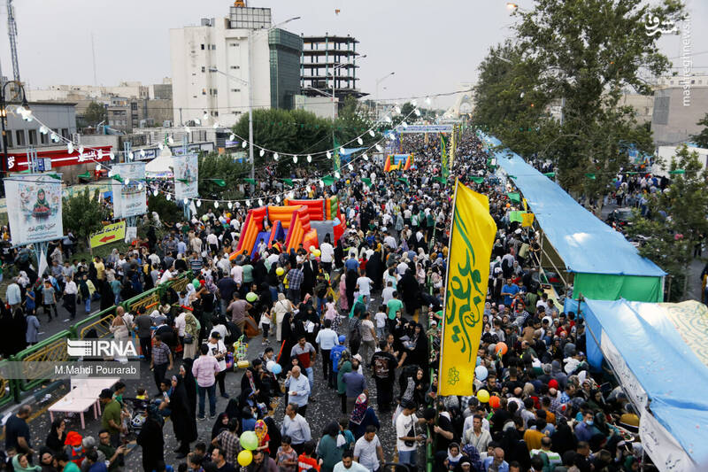 عکس/ مهمانی بزرگ غدیر در پایتخت (۲)