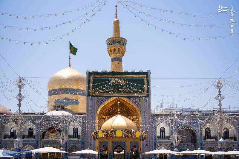 عکس / حرم رضوی در آستانه میلاد باب الحوائج (ع) 3