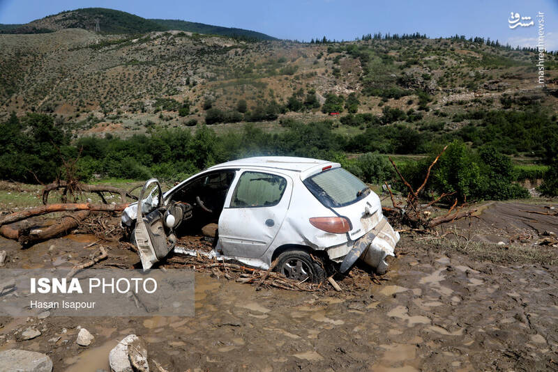 عکس / سیل در محور سوادکوه مازندران