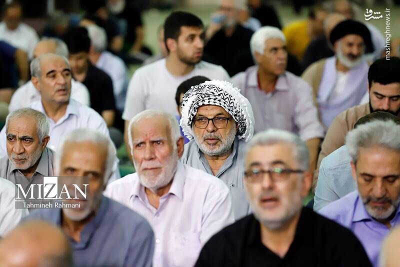 عکس/ مراسم اربعین شهید رئیسی و همراهان در مصلی تهران