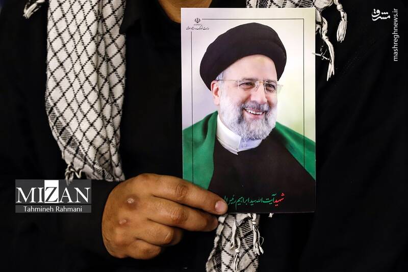 عکس/ مراسم اربعین شهید رئیسی و همراهان در مصلی تهران