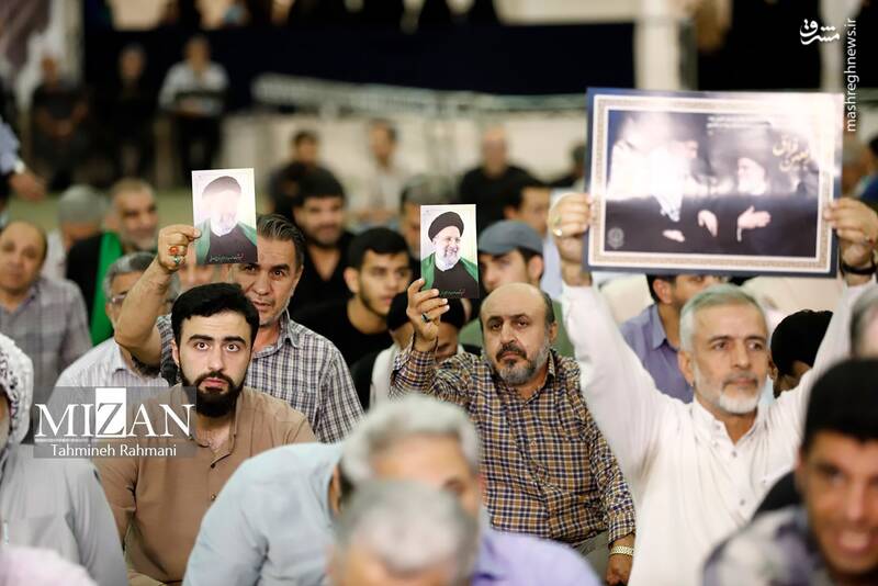 عکس/ مراسم اربعین شهید رئیسی و همراهان در مصلی تهران