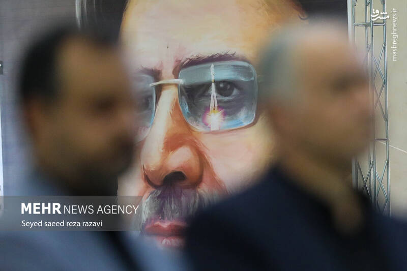 عکس/ مراسم اربعین شهید رئیسی و همراهان در مصلی تهران