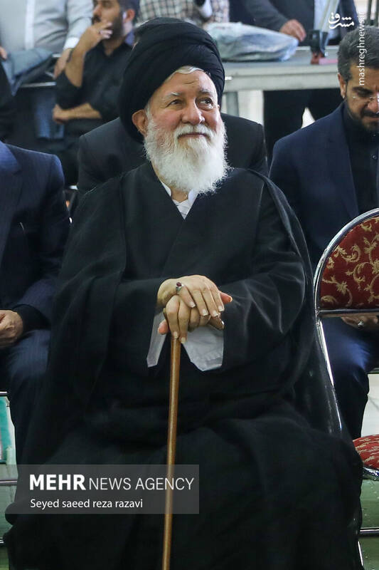عکس/ مراسم اربعین شهید رئیسی و همراهان در مصلی تهران
