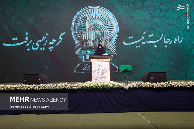 عکس/ مراسم اربعین شهید رئیسی و همراهان در مصلی تهران