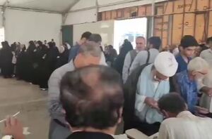 فیلم/ حضور پررنگ زائران ایرانی در کربلا در انتخابات