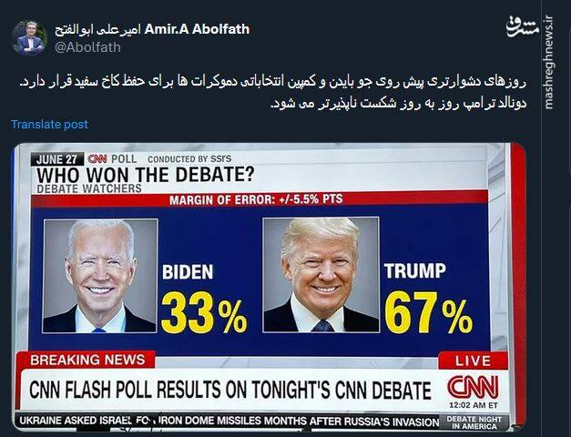 ترامپ روز به روز شکست ناپذیرتر می شود