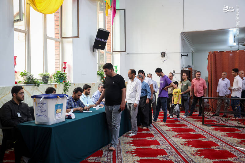 انتخابات ریاست جمهوری در مسجد مشیریه