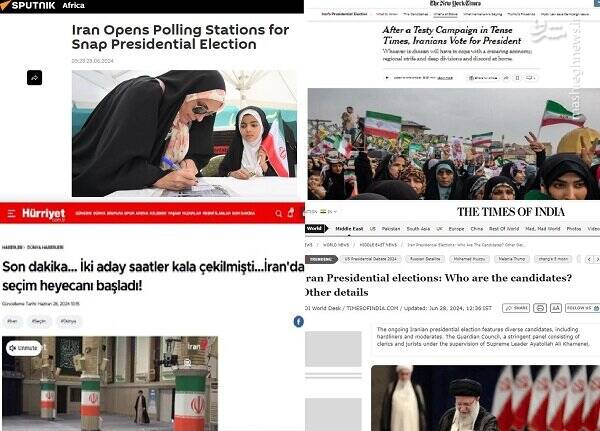 بازتاب گسترده انتخابات ریاست جمهوری ایران در رسانه‌های بین‌المللی