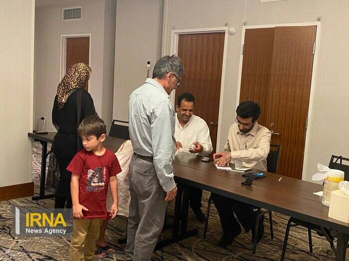 مشارکت ایرانیان مقیم آمریکا در چهاردهمین انتخابات ریاست جمهوری ایران + فیلم و عکس
