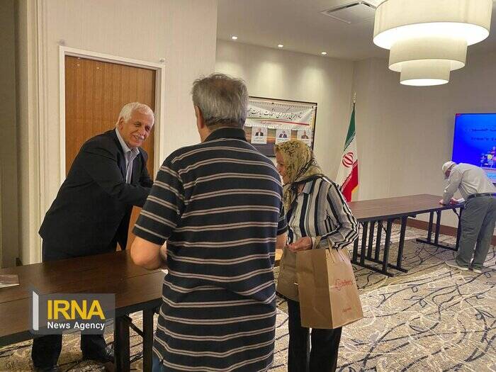 مشارکت ایرانیان مقیم آمریکا در چهاردهمین انتخابات ریاست جمهوری ایران + فیلم و عکس