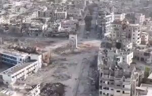 فیلم/ لحظه منفجر کردن میدان النجمه در مرکز رفح