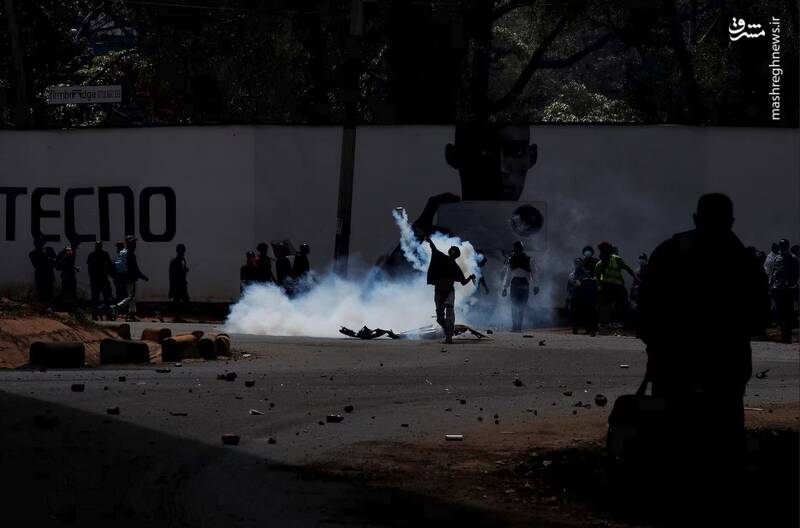 درگیری معترضان به لایحه افزایش مالیات با پلیس در کنیا