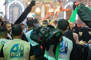 عکس / حرم امام حسین (ع) سیاهپوش شد