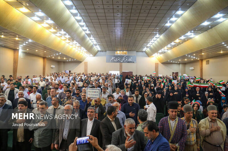 همایش بزرگ هواداران سعید جلیلی با حضور و سخنرانی سیدامیرحسین قاضی زاده معاون رئیس جمهور