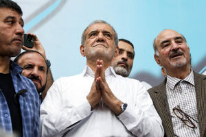 عکس/ سفر انتخاباتی مسعود پزشکیان به کرمانشاه