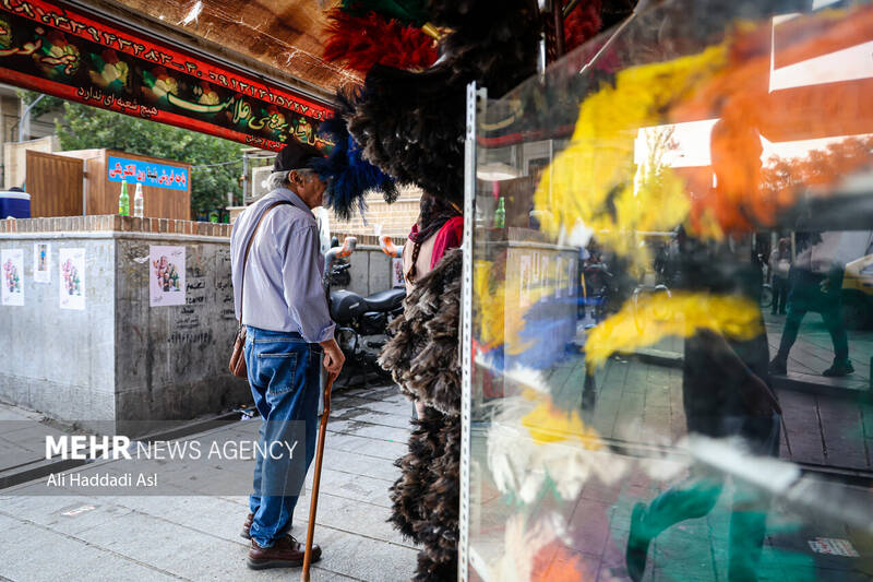 بازار سیاهه فروشان تهران در آستانه فرا رسیدن ماه محرم