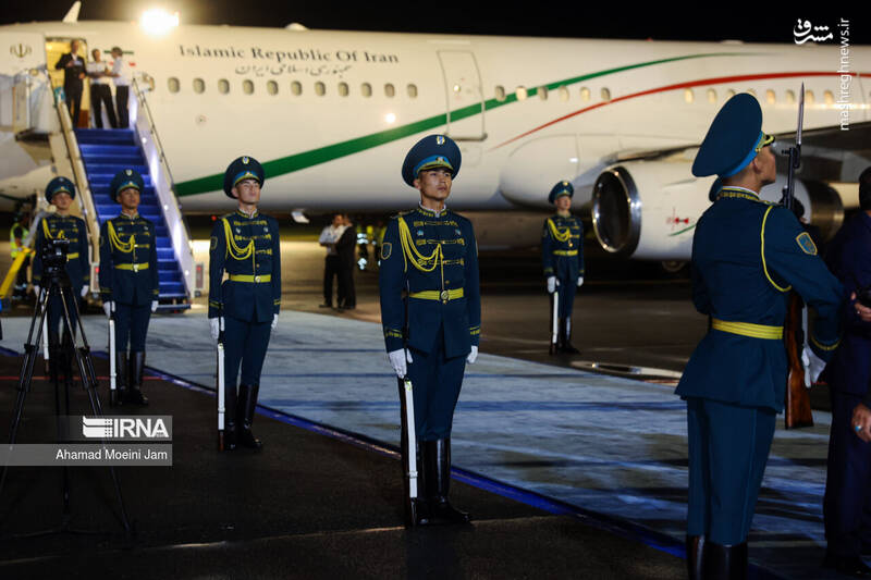عکس / ورود سرپرست ریاست جمهوری به قزاقستان