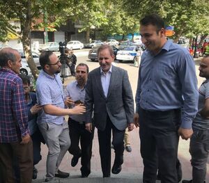 عکس / حضور جهانگیری در پای صندوق رای