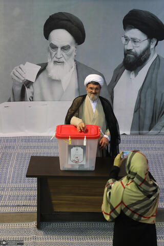 عکس/ لحظههای ناب انتخابات