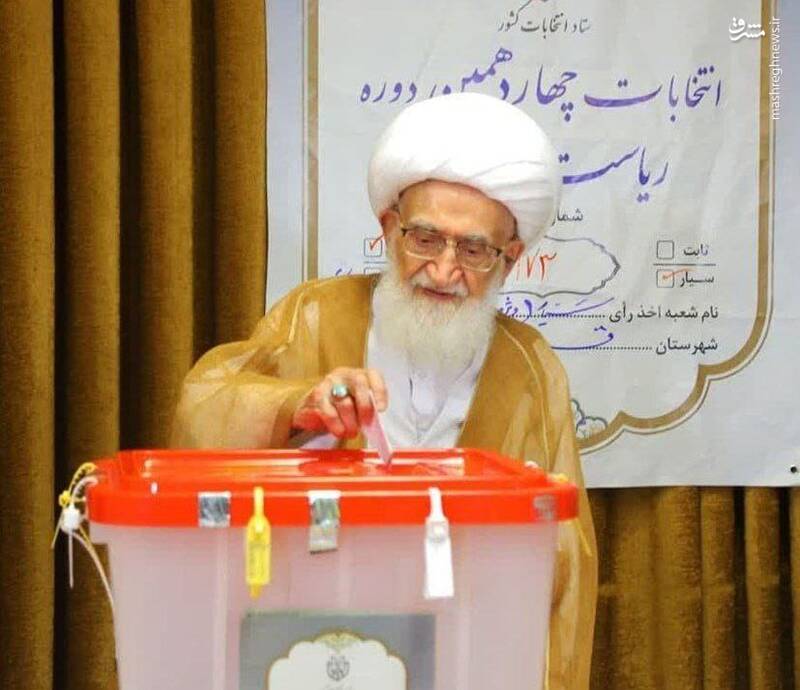 عکس / حضور چهرهها در پای صندوق رای 11