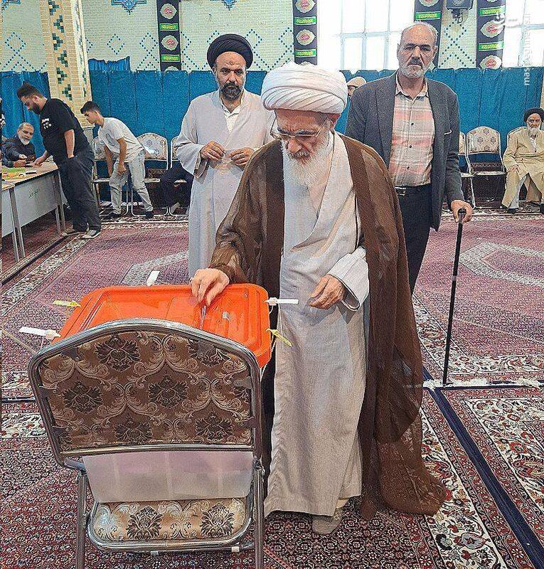 عکس / حضور چهرهها در پای صندوق رای 39
