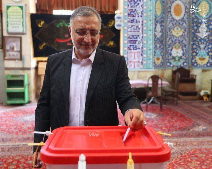 عکس / حضور چهرهها در پای صندوق رای 29
