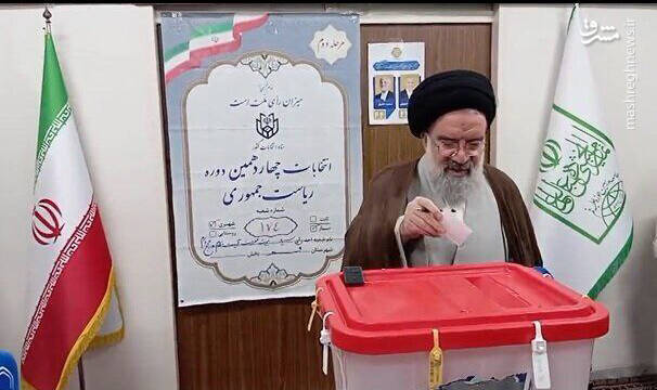 عکس / حضور چهرهها در پای صندوق رای 15