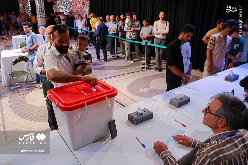مرحله دوم انتخابات ریاست جمهوری در امامزاده صالح(ع)
